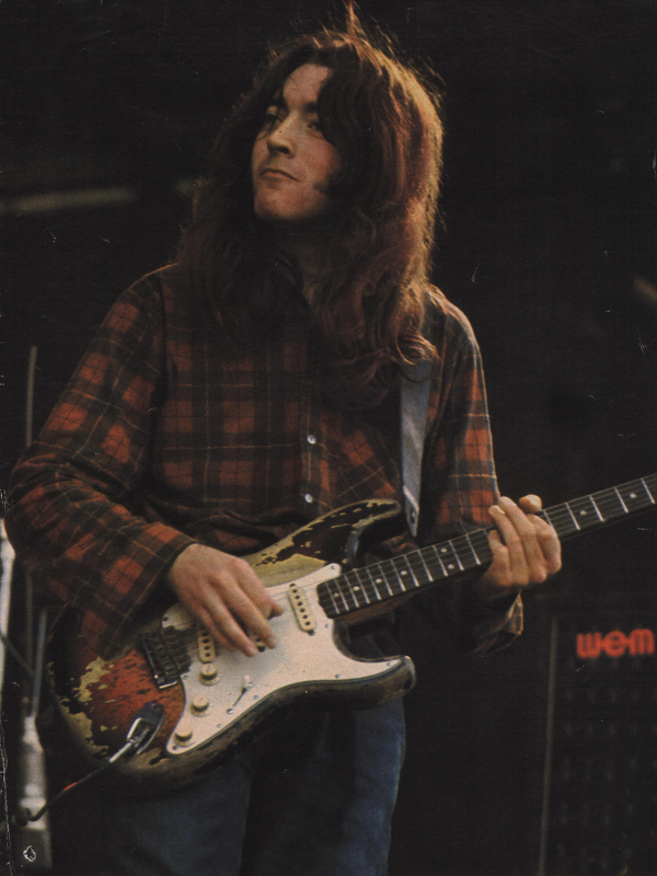 Rory Gallagher and his famous Stratocaster