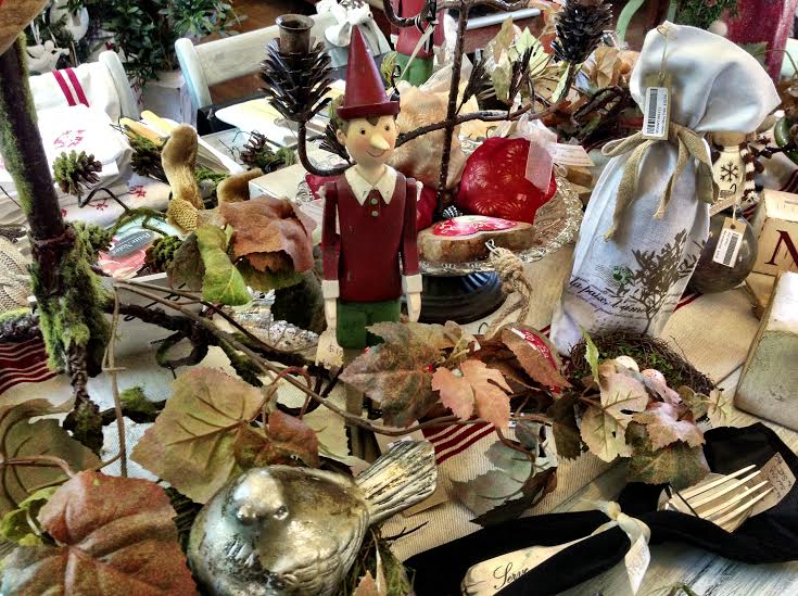 Rustic French Christmas Table