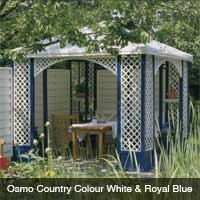 Osmo Country Colour White and Royal Blue