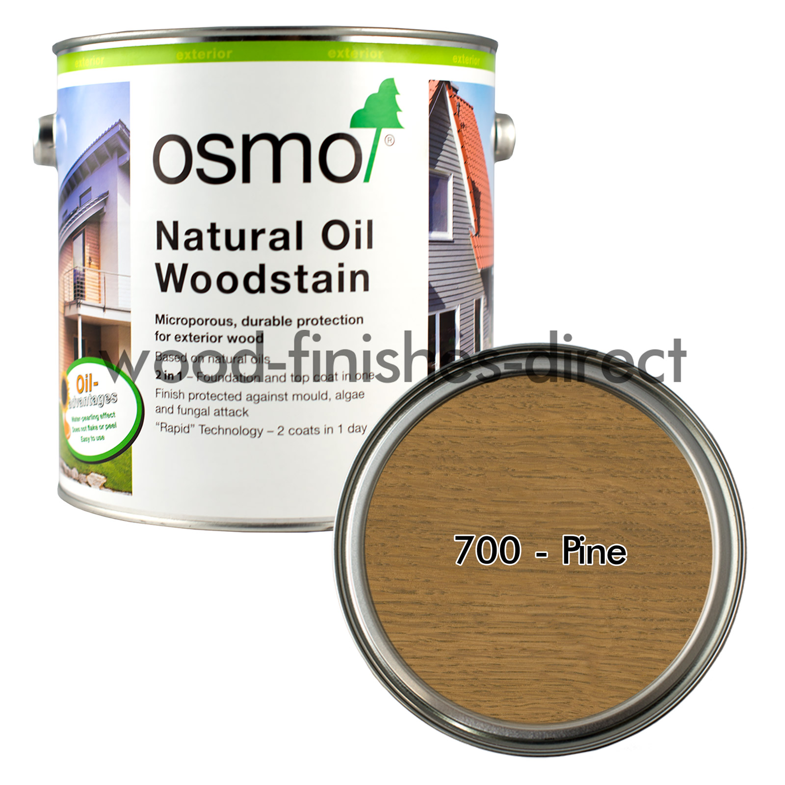 Osmo Natural Oil Woodstain White Osmo Natural Oil Woodstain White