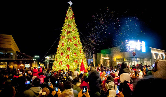 Giant Town Centre Christmas Tree