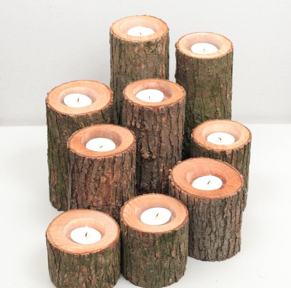 Tree Branch Candle Holders