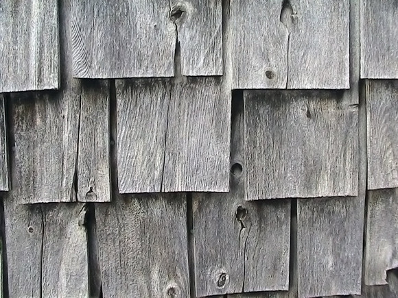 Silvered Wooden Shingles