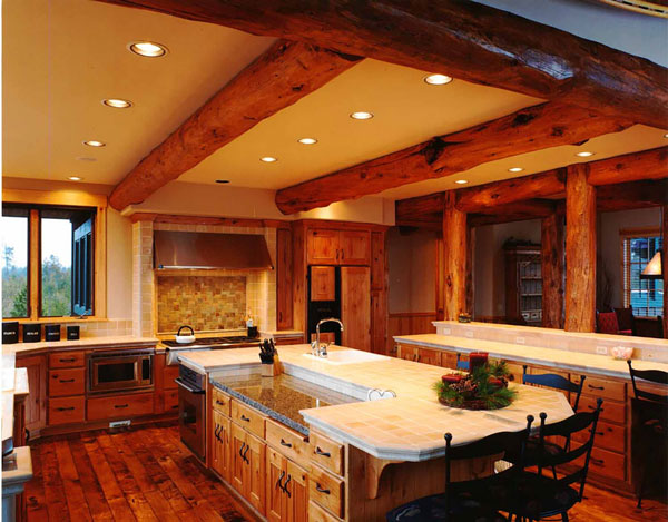 Restored rustic Oak beams