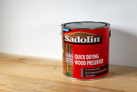 Sadolin Quick Drying Wood Preserver - Wax free clear wood preservative