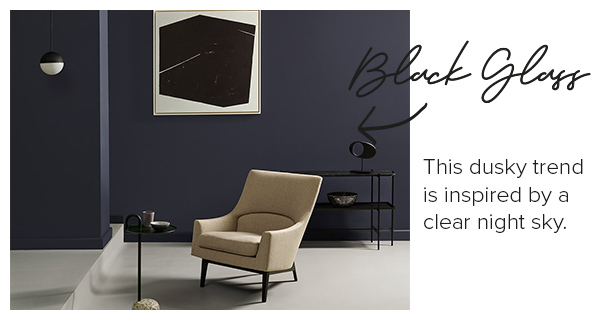 Elle Decoration interior emulsion paint - The Obsidian collection - Black Gloss.