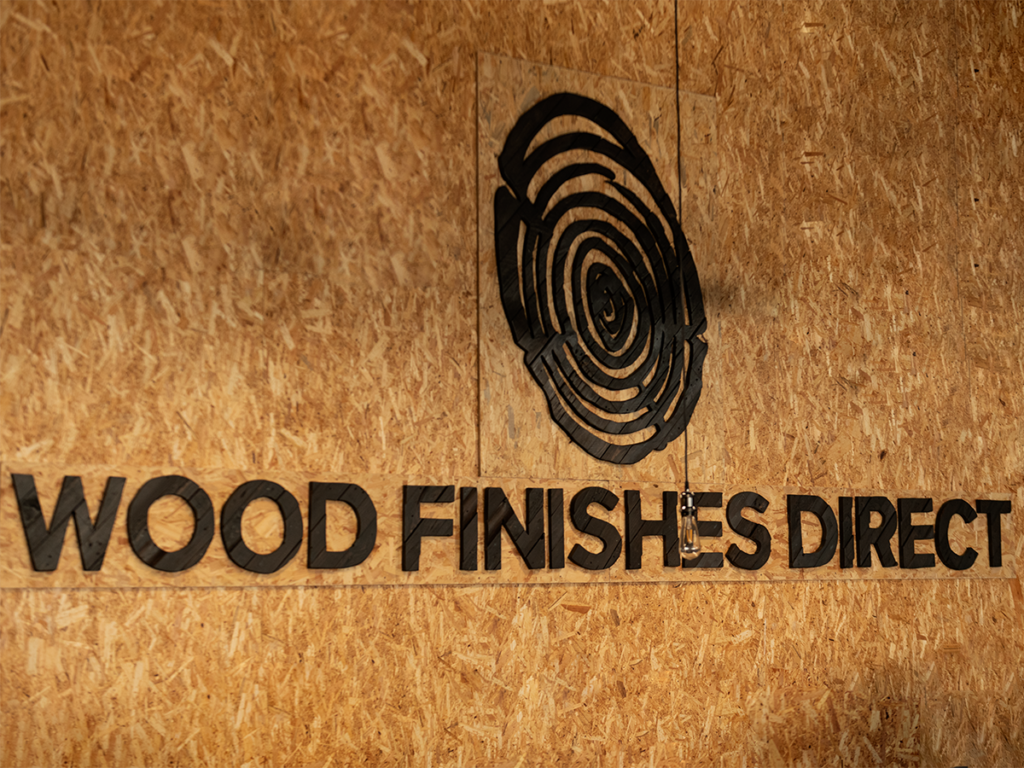 Wood Finishes Direct Office Wall Logo