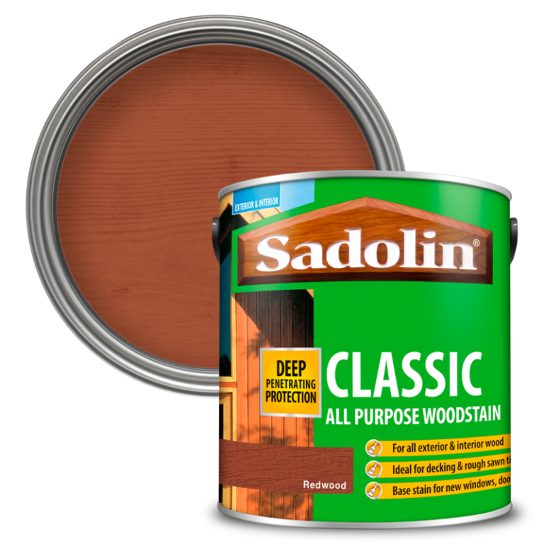 5012897Sadolin®ClassicAllPurposeWoodstainRedwood2.5LProduct