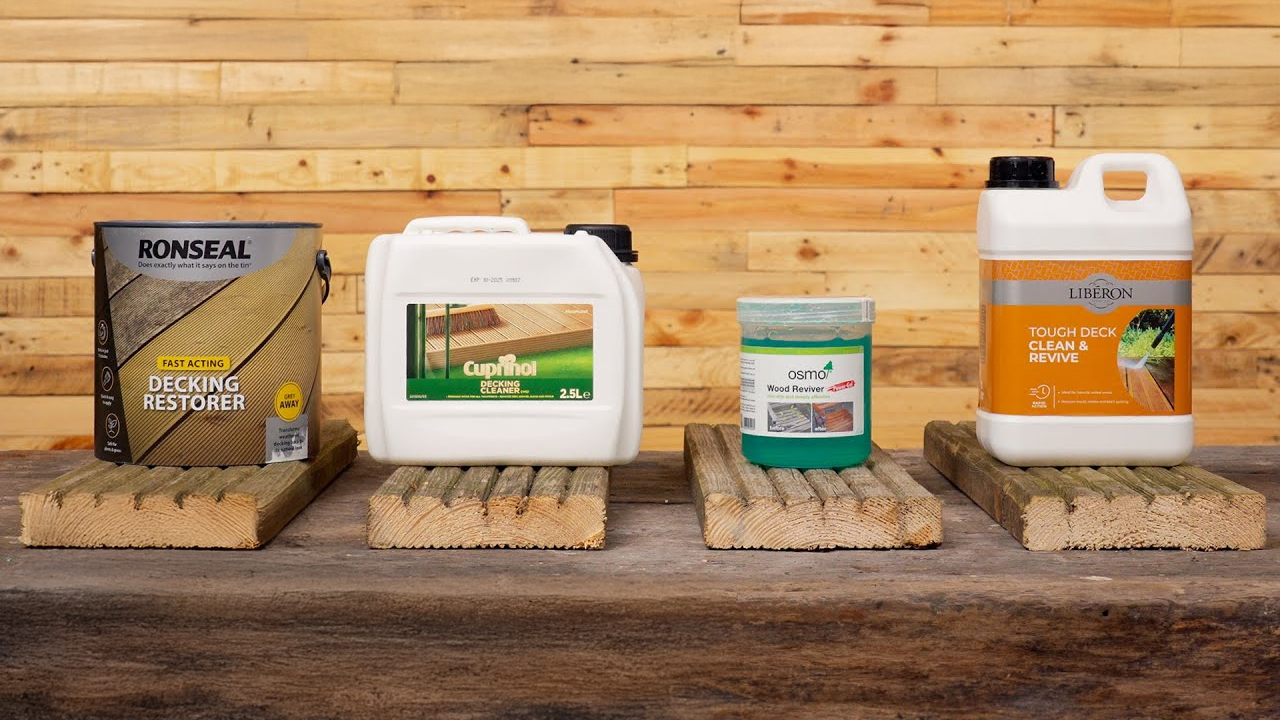 Decking & Wood Reviver Comparison Test