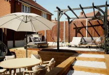 How to Protect and Transform a New-Build Garden’s Fencing, Pergola and Decking Garden fence and decking makeover using exterior wood finishes