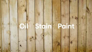 Decking oil, stain and paint treatments compared