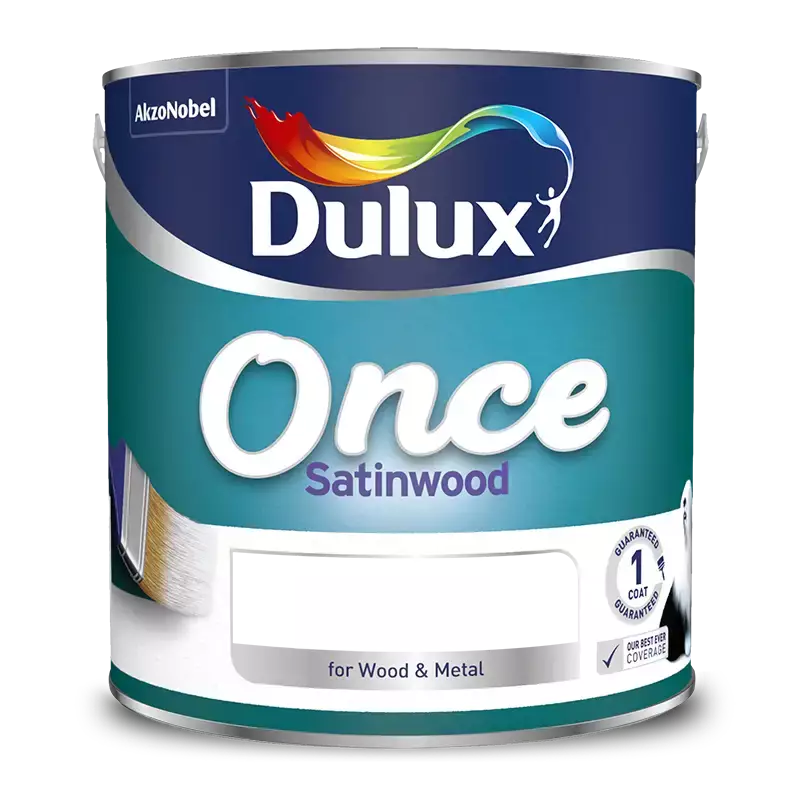 Dulux Once Satinwood Paint For Interior Wood and Metal