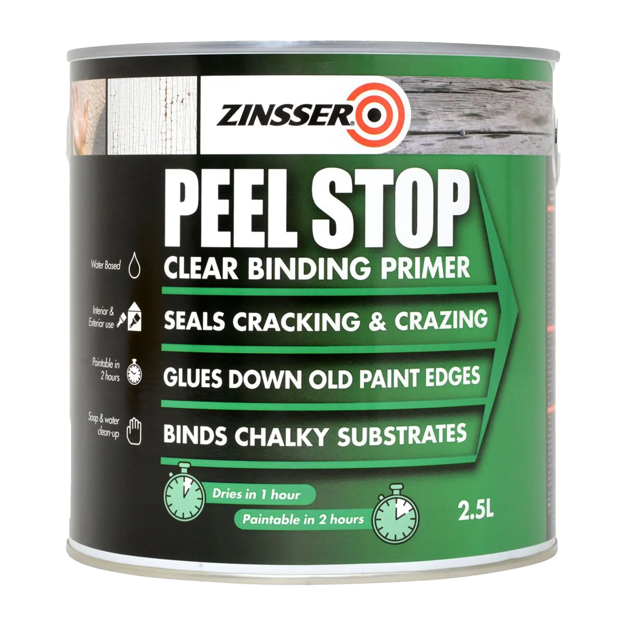 Zinsser Peel Stop 1L, Binding Sealer for Faulty Substrates