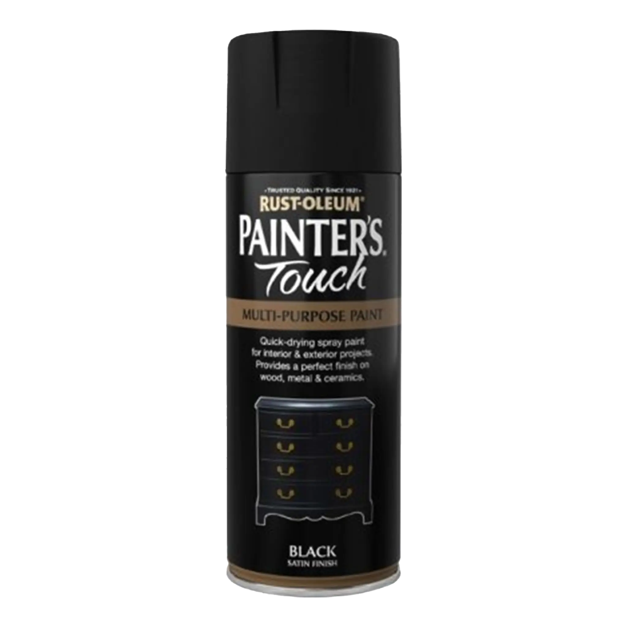 Rust-Oleum Painters Touch Multi-Purpose Paint, White Satin, Spray Paint