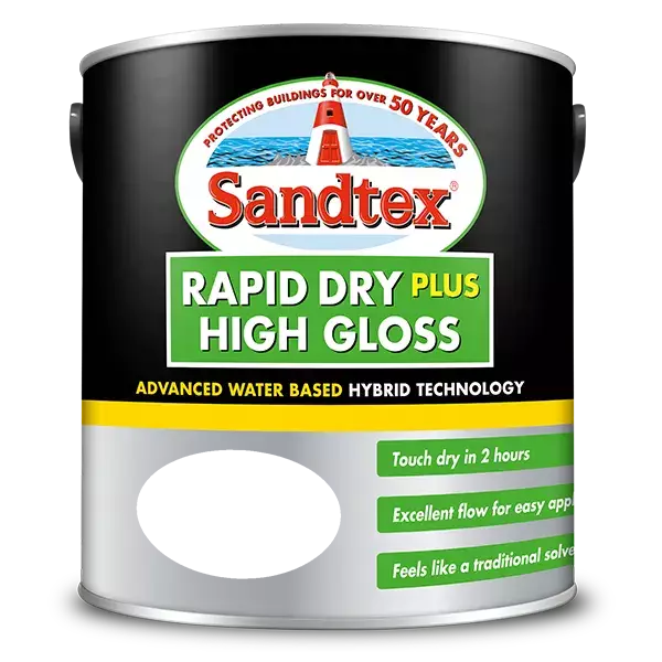 Sandtex Rapid Dry Plus High Gloss Paint