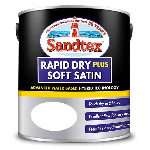 Sandtex Rapid Dry Plus Soft Satin Paint
