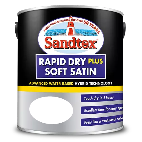 Sandtex Rapid Dry Soft Satin Paint Rapid Dry Satin Paint