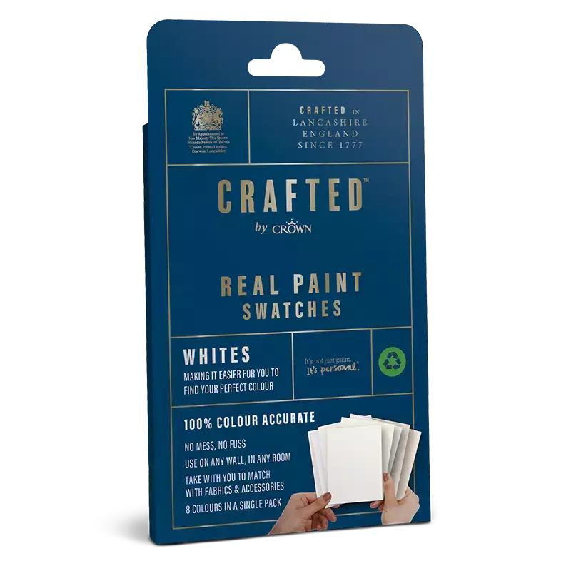 Crafted by Crown Real Paint Swatches Flat Matt Emulsion