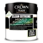 Crown Trade Clean Extreme Mould Inhibiting Scrubbable Matt