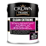 Crown Trade Clean Extreme Stain Resistant Acrylic Eggshell