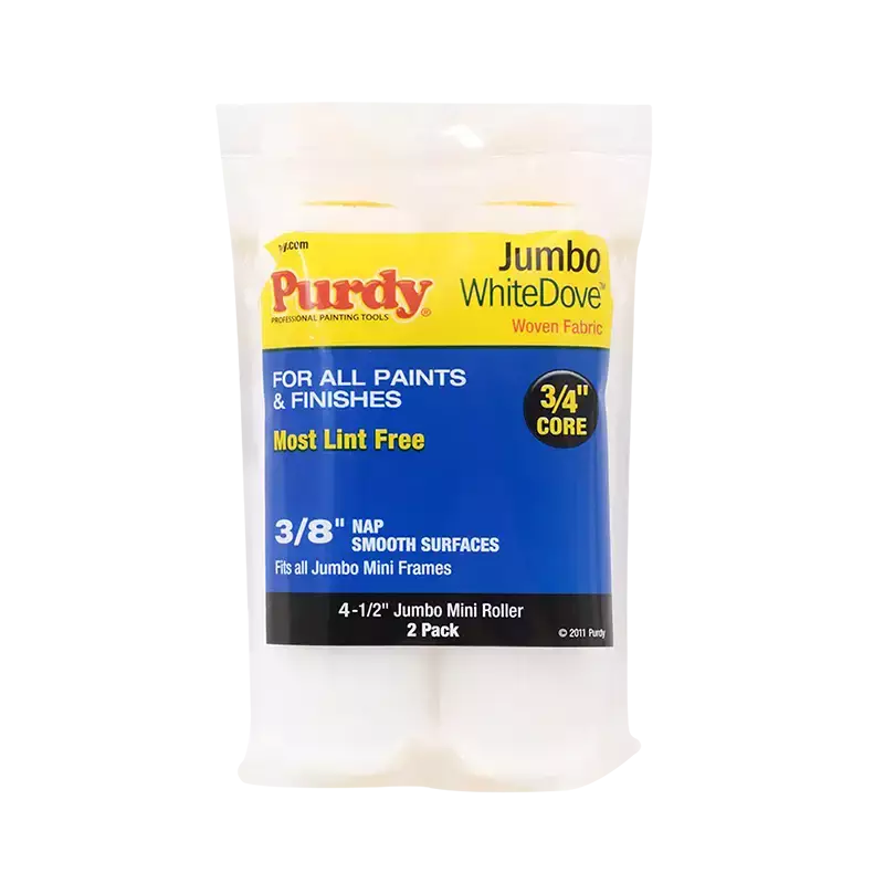 Purdy White Dove Jumbo Mini Roller Sleeve Twin Pack