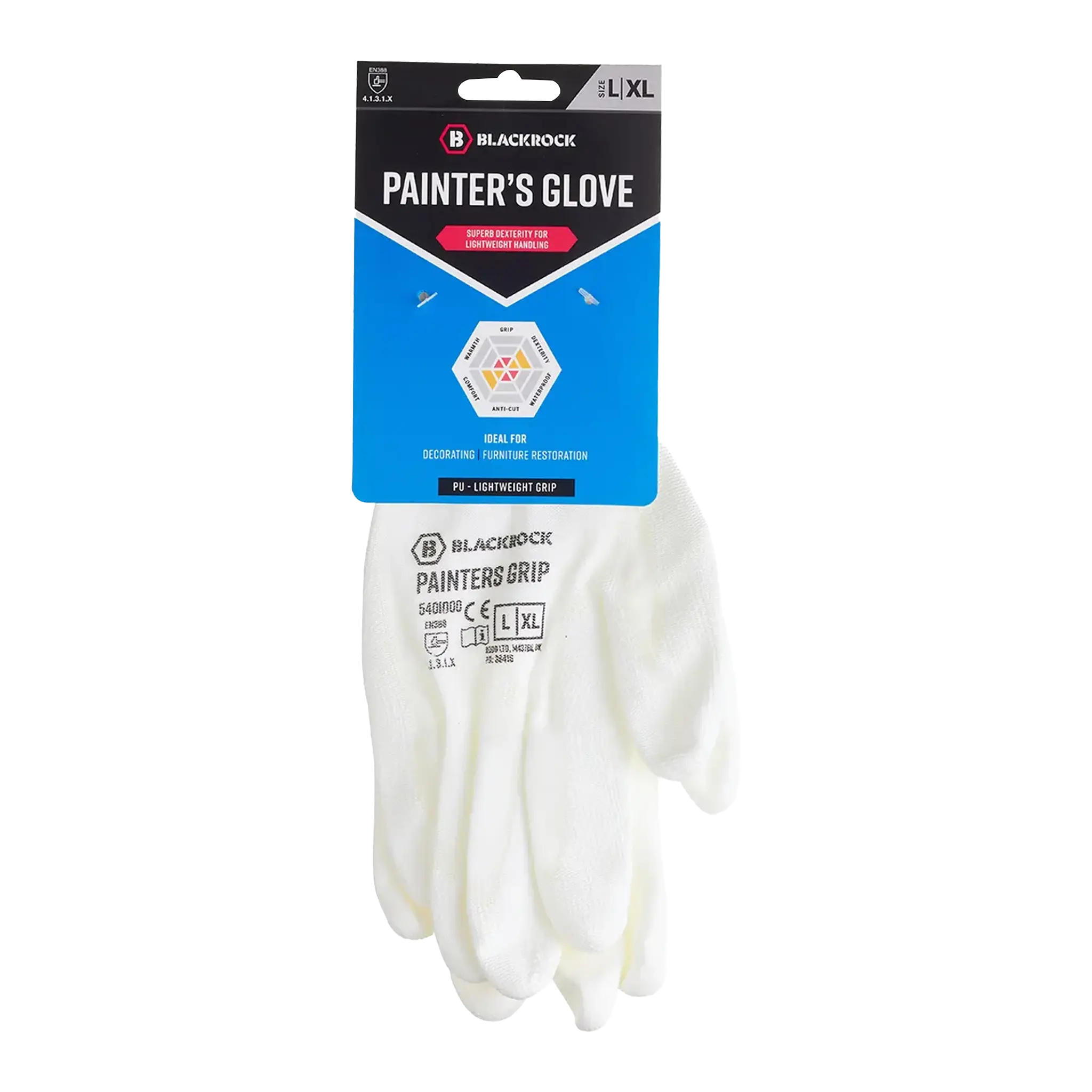 Blackrock Painters Lightweight PU Gripper Gloves