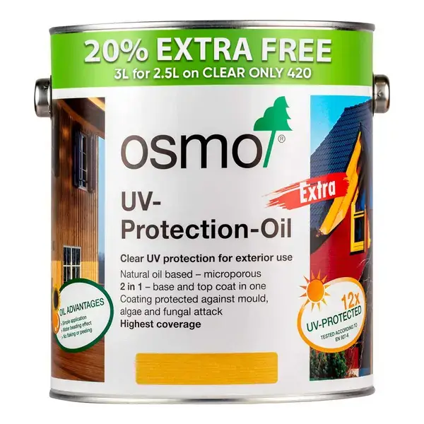 UV Protection for Horizontal and Vertical Wooden Surfaces - Osmo UK