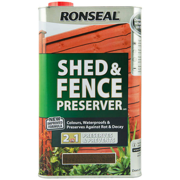 ronseal shed and fence preserver - best fence treatment