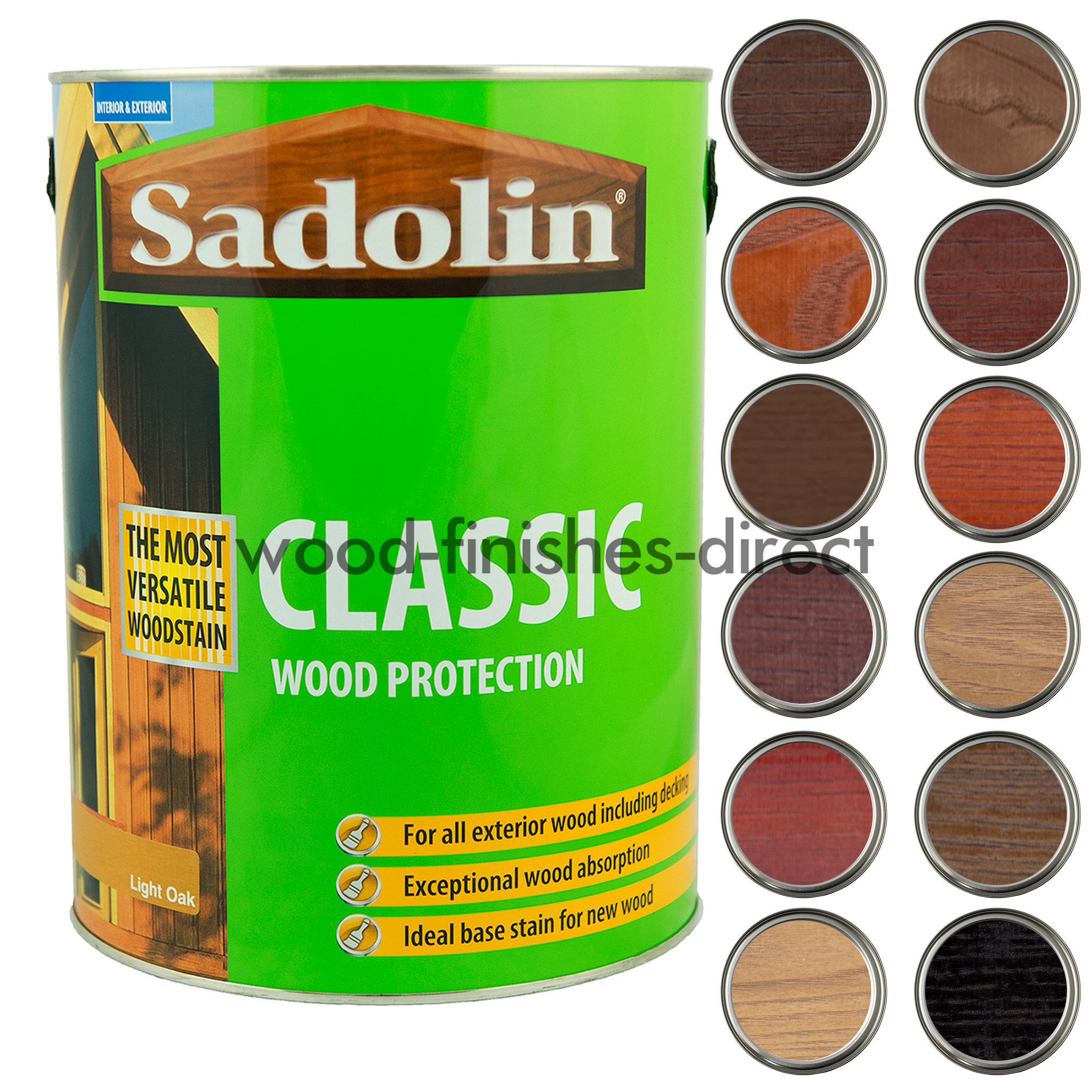 Sadolin Classic Woodstain Colour Chart