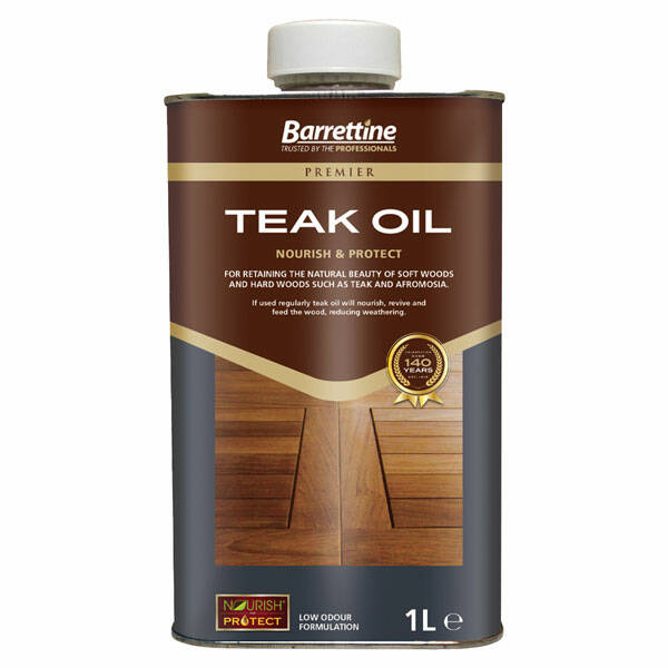 Barrettine Teak Oil - Teak Oil Finish For Garden Furniture