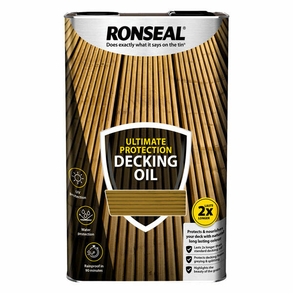 Ronseal Ultimate Protection Decking Oil | For all Wooden Decks