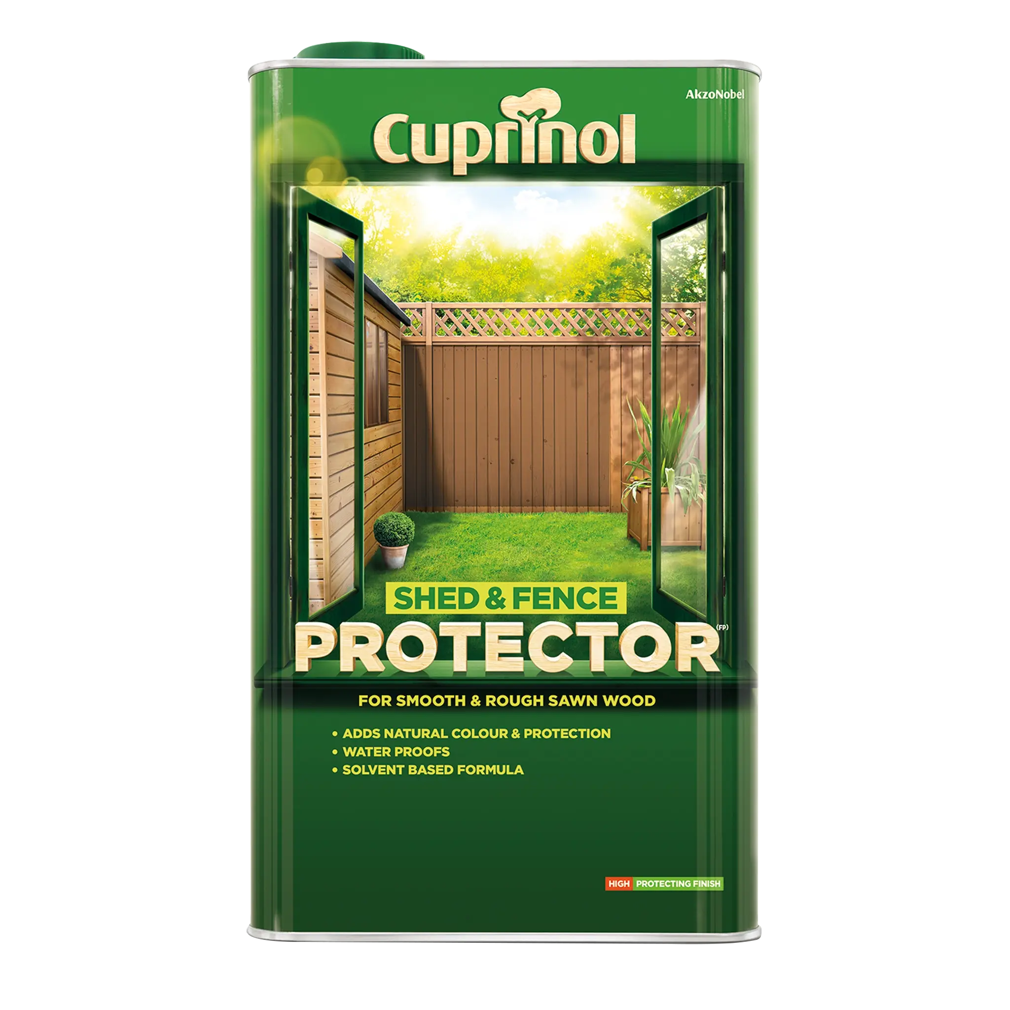Cuprinol Shed and Fence Protector, Chestnut 5L,  Garden Wood Protector, Preservers, Stains, Shed Preserver, Fence Preserver, Bar