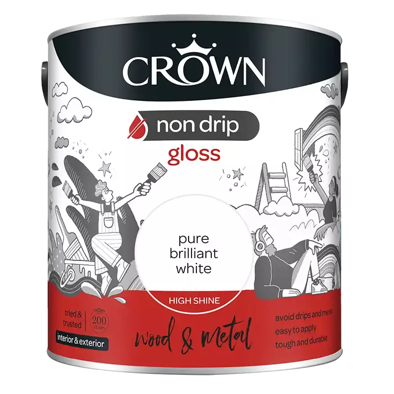 Crown Non Drip Gloss Paint