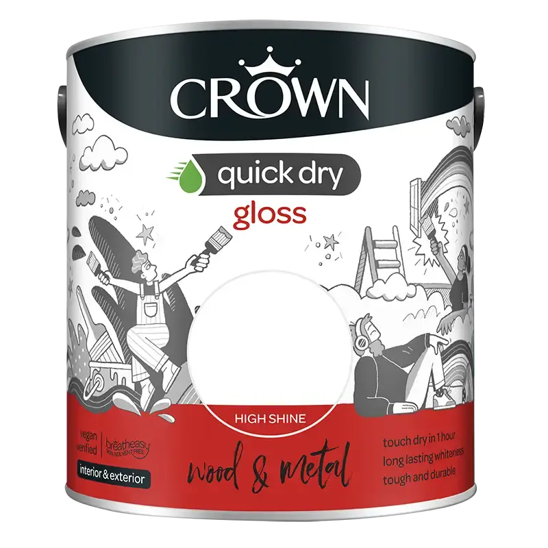 Crown Quick Dry Gloss Paint