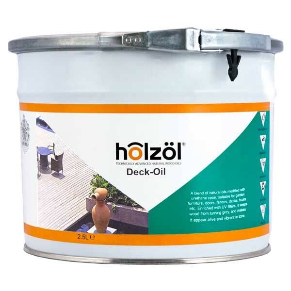 Holzol Decking Oil Trade Quality Clear and Colour Deck Oils