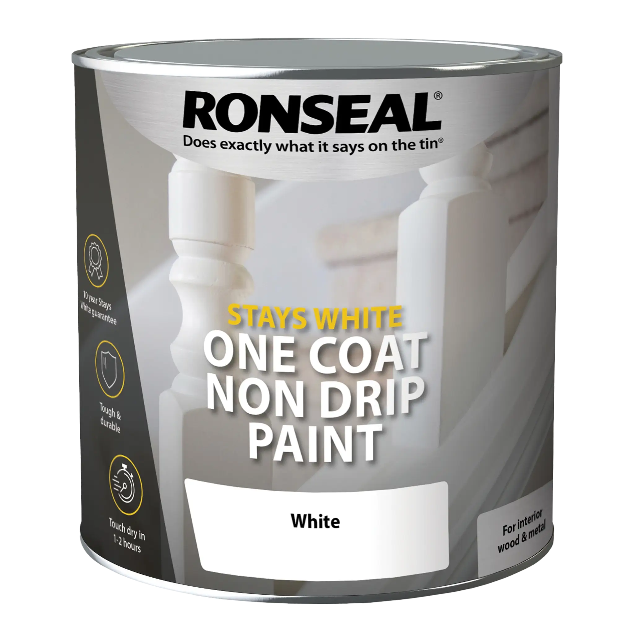 Ronseal Stays White One Coat Non Drip Paint