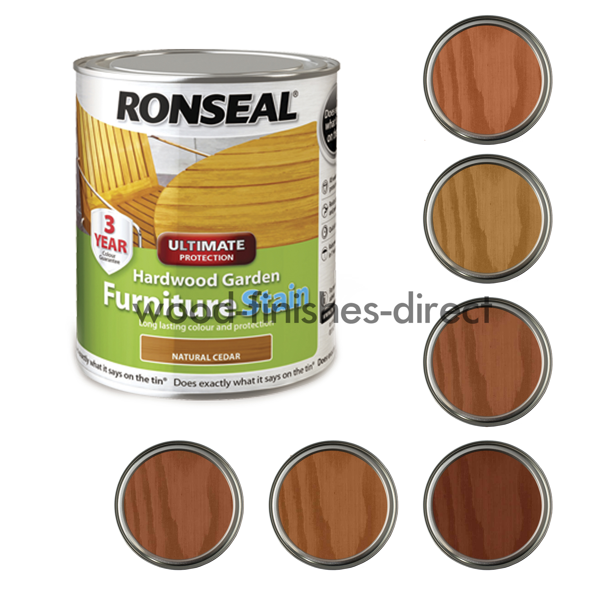 Ronseal Ultimate Protection Hardwood Garden Furniture Stain