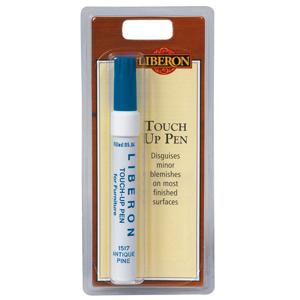 Liberon 3 part TOUCH UP PEN PINE Repair Minor Scratches On Wood Furniture 