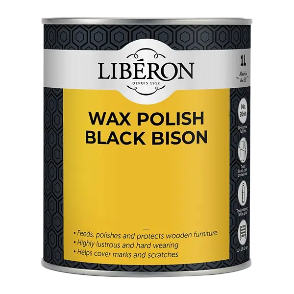 Liberon Wax Polish Paste Black Bison
