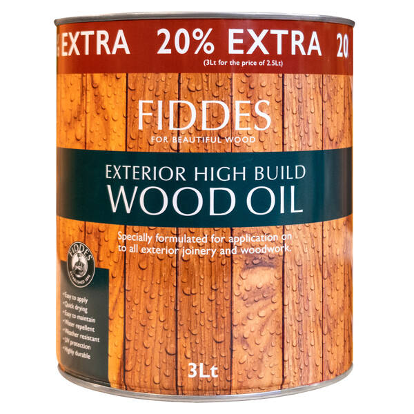 Fiddes Exterior High Build Wood Oil