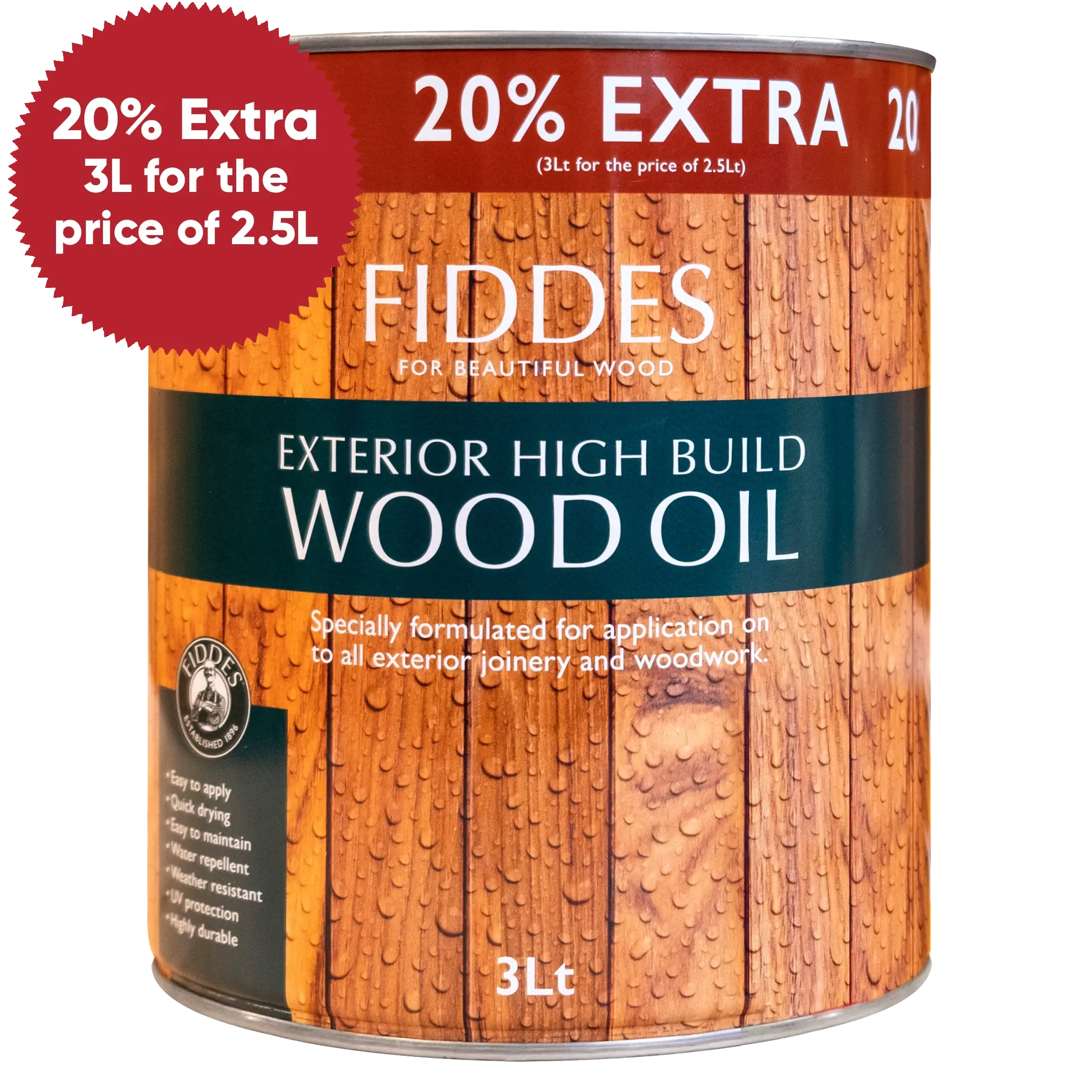 Fiddes Exterior High Build Wood Oil