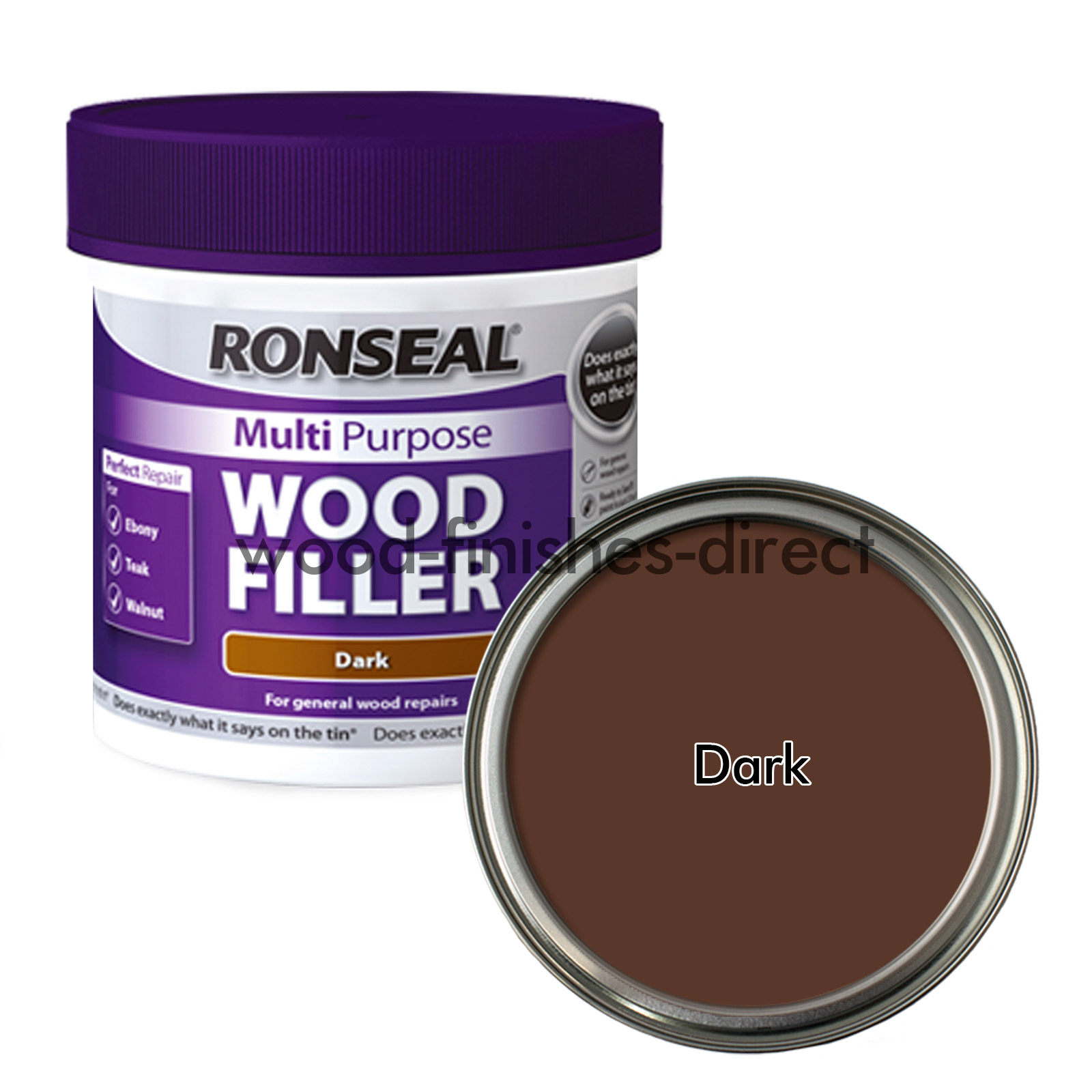 Ronseal Multi Purpose Wood Filler Tub 250g, 465g & 930g 6 Different